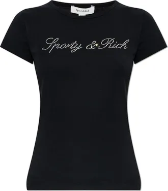 Sporty & Rich Donna, Top, Nero, S, new