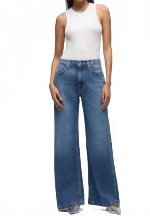 Hudson Jodie Loose Fit Wide Leg Jean In Lunar