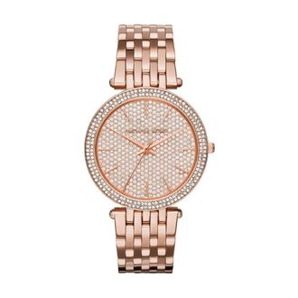 Michael Kors Accessoires, Dames, Roze, ONE Size, Darci Pav&eacute; Horloge