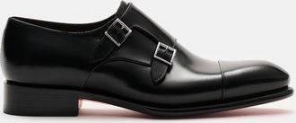 Santoni Men - Doppelmonk schwarz