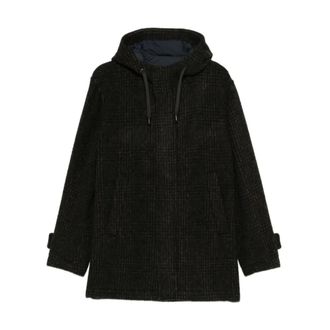 Herno Parkas, male, Green, Size: 2XL Checked Parka