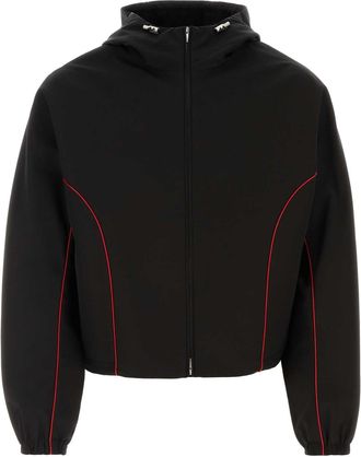 Ferragamo Mens Black Blend Jacket - Size EU 48 (Mens)