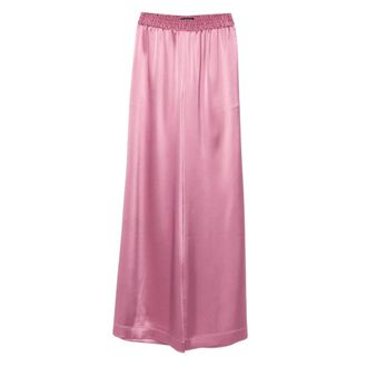 Gianluca Capannolo Elastic-waist Satin Trousers