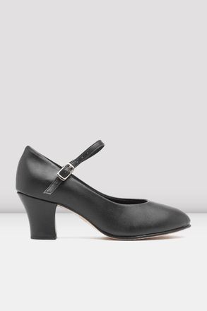 Bloch BLOCH Ladies Diva Character Shoes, Black Synthetic Leather