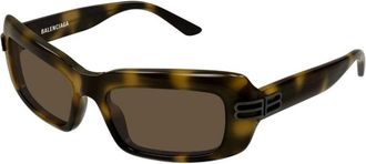 Balenciaga Zonnebril - Dames - Zonnebrillen - Bruin - 57 MM - Accessoires