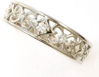 C&A Platinum Platinum 900 Band Ring (Pre-Owned)