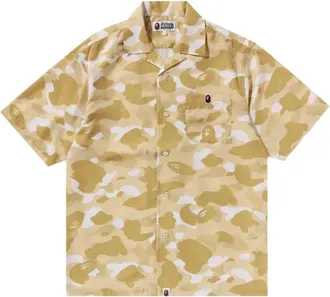 A Bathing Ape Color Camo Ape Head One Point Shirt Yellow 1K30-132-001-YELLOW
