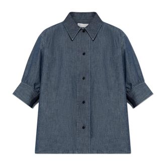 Jil Sander Denim Shirts, female, Blue, Size: 2XS Denim Shirt