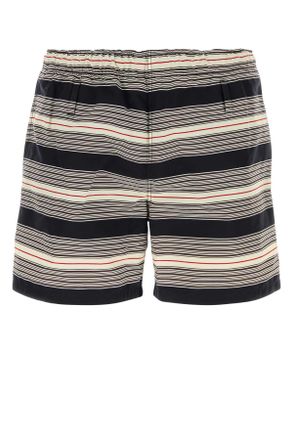 Prada Embroidered Nylon Swimming Shorts