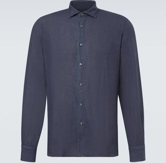 Fedeli Nick linen shirt
