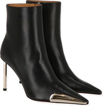 Off-white Off White Womens Black/Silver Boot