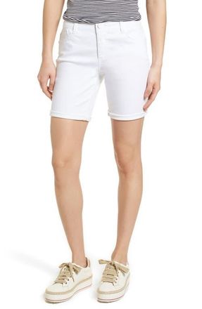 Wit & Wisdom AbSolution Denim Shorts in Optic White at Nordstrom, Size 10