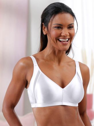 Naturana Minimizer-BH NATURANA, Damen, Gr. 75, Cup F, wei&szlig;, 91% Polyamid, 9% Elasthan, Einsatz:8% Elasthan, 92% Polyamid, BHs Minimizer-BH