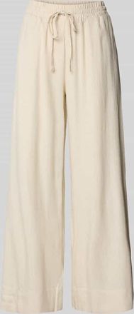 MY ESSENTIAL WARDROBE Stoffhose mit elastischem Bund Modell Dias in Beige, Gr&ouml;&szlig;e 38