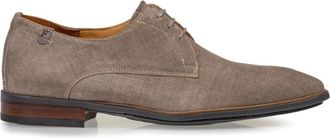 Floris Van Bommel Slanke Zakelijke Schoenen - Heren - Nette schoenen - Beige - 41 EU - Leer - Schoenen