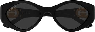 Gucci Sunglasses, female, Black, Size: 52 MM Sunglasses