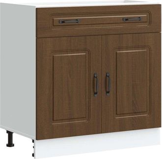 vidaXL Vidaxl - Kitchen Base Cabinet Kalmar Brown Oak Engineered Wood