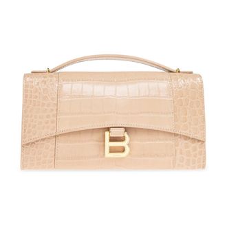 Balenciaga Clutches, female, Beige, Size: ONE SIZE Hourglass clutch bags