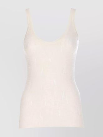 Pinko distressed tank top