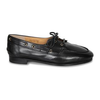 Bally Nautisch ontwerp leren instapper - Dames - Bootschoenen - Zwart - 38 EU - Leer - Schoenen