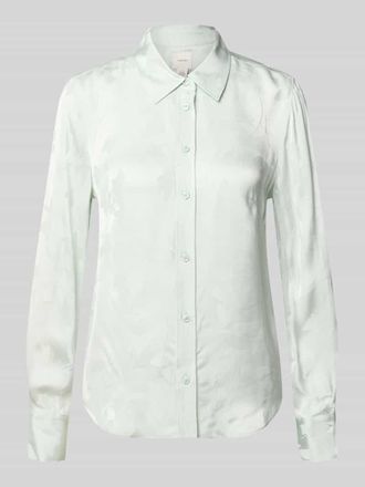 Calvin Klein Bluse aus Viskose mit abgerundetem Saum in Mint, Gr&ouml;&szlig;e XL