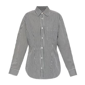 A Gold E Overhemden, Dames, Zwart, M, Denim, Cinch Shirt
