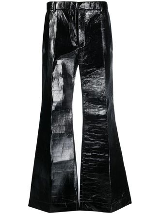Walter Van Beirendonck Broek met wijde pijpen - Zwart