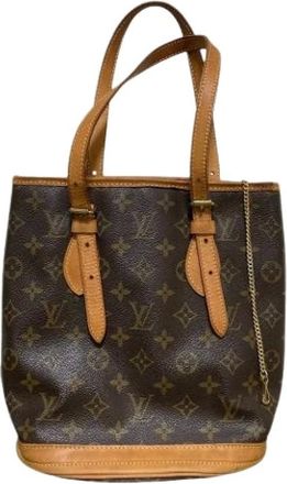 Louis Vuitton Pre-owned Bucket Bags, female, Brown, Size: ONE SIZE Pre-owned Monogram Handbag