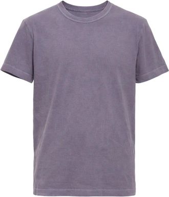 James Perse Tops, Heren, Grijs, S, Katoen, Short Sleeve Crew Neck