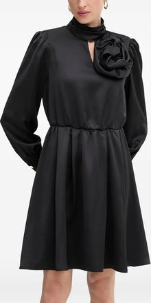 Fracomina Abito corto con decorazione - Nero