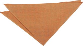 DQT Plain Shantung Wedding Handkerchief Pocket Square for Men in Turmeric Yellow