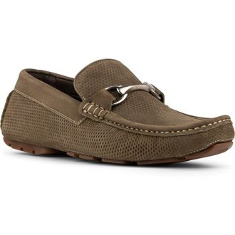 Donald J Pliner Textured Horsebit Loafer in Olive at Nordstrom Rack, Size 10