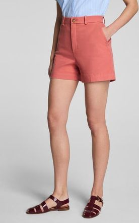 Spanx SPANXsupersmooth High Waist Stretch Twill Shorts in Clay at Nordstrom, Size 3X