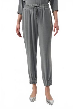 Joseph Ribkoff Silky Knit Pull-On Jogger Pants In Grey Melange