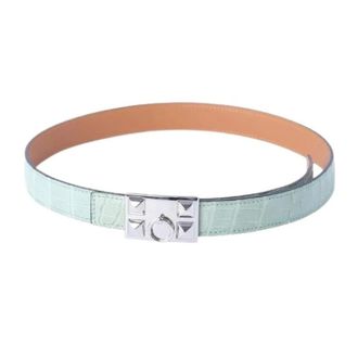 Herm&egrave;s Pre-owned M&eacute;dor Belt - female - Herm&egrave;s Vintage - Vintage Belts - Green - ONE SIZE - Pre-owned