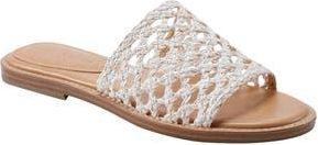 Marc Fisher Glynne Slide Sandal in White at Nordstrom Rack, Size 9.5