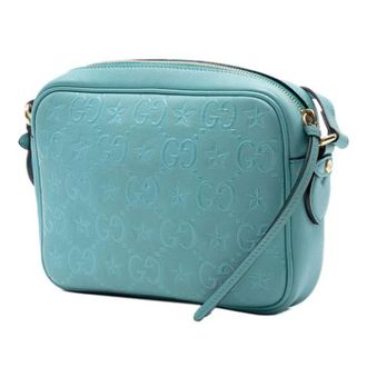 Gucci Pre-owned Crossbody Bag - Dames - Pre-owned - Blauw - Maat: ONE Size Leer