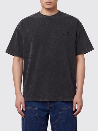 Carhartt Work in Progress T-shirt relaxed fit in cotone con logo ricamato tono su tono