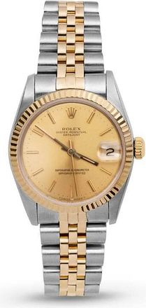 Rolex Pre-owned Rolex Datejust Automatic Champagne Dial Ladies Watch 68273 CSJ