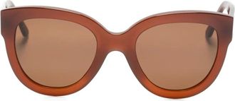 Andy Wolf cat-eye sunglasses - Brown