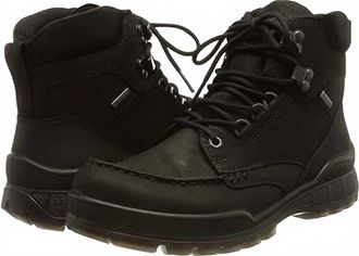 Ecco Womens Track 25 High Hiking Boot In Black