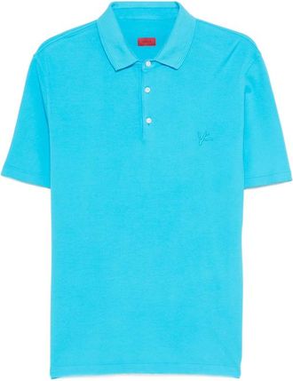 Isaia Embroidered-detail Polo Shirt
