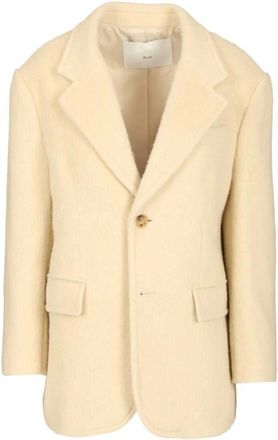 Dunst Alpaca Blazer Coat - female - Dunst - Blazers - White - XS - Jackets