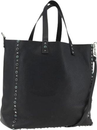 Valentino Pre-owned Tote Bags, female, Black, Size: ONE SIZE Pre-owned Vintage Tote