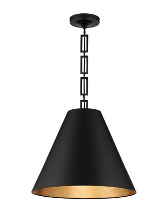 Crystorama Alston 3 Light Matte Black & Antique Gold Chandelier