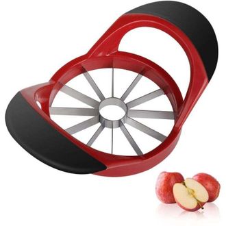 OEM Descorazonador Y Cortador De Manzanas - Descorazonador De Manzanas De Acero Inoxidable - Cortador De Manzanas De 12 Cm De Largo Con 12 Cuchillas Ultra