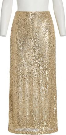 Z Supply Saturn Sequin Skirt In Champagne