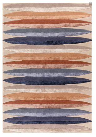 Novatrend Alfombra moderna tufted a mano en lana beige 160x230 cm