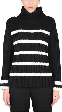 Stefano Mortari Turtleneck Shirt - Dames - Coltruien - Zwart - S - Truien & Vesten