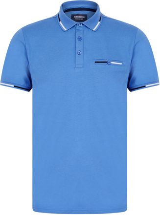 Kensington Eastside Mens Tyers Cotton Jersey Polo Shirt with Chest Pocket